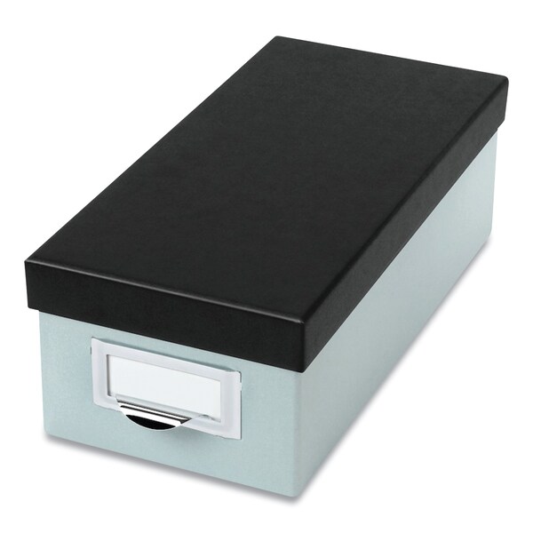 Oxford Index Card Storage Box, Holds 1,000 3x5 Cards, Pressboard, Blue